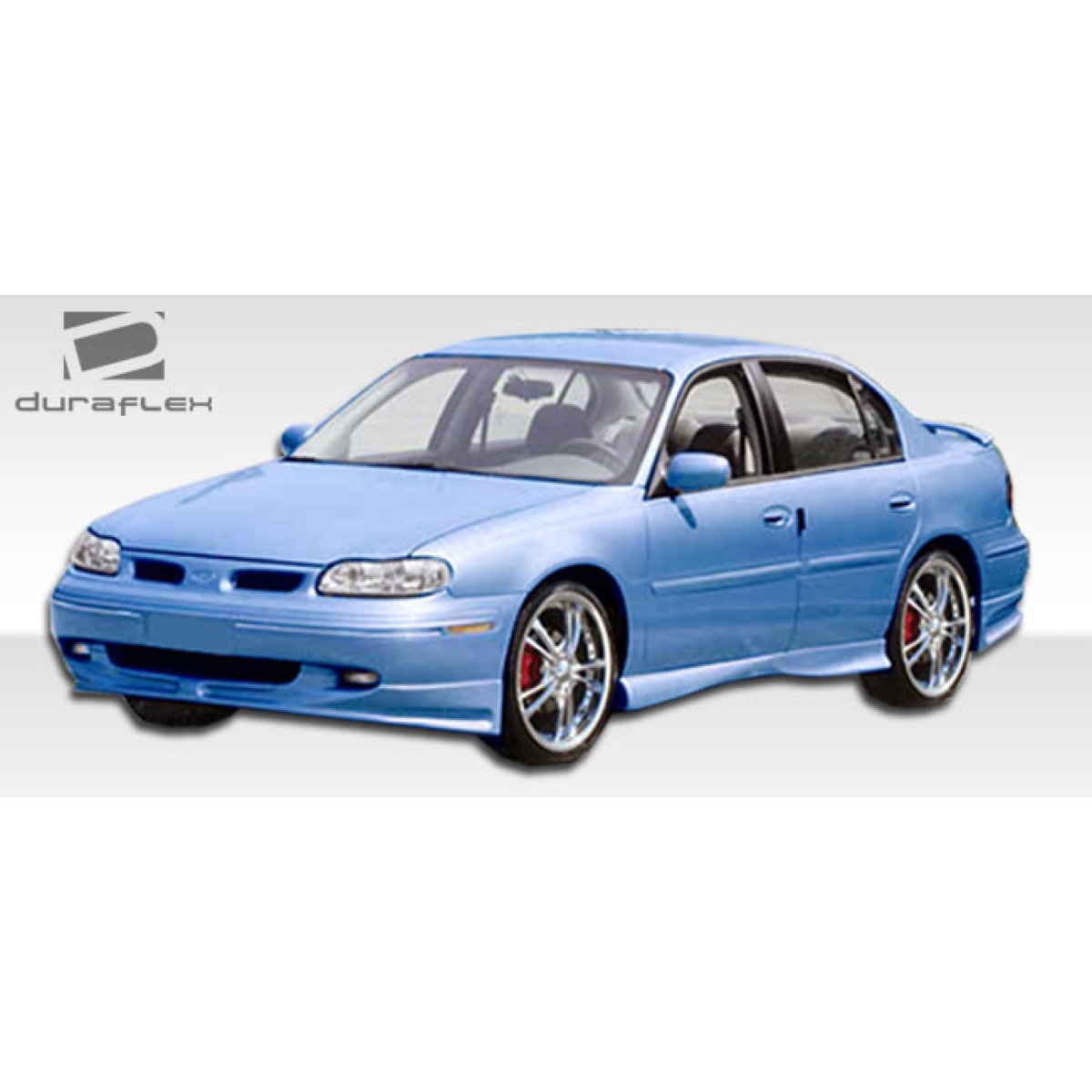 Modify your Oldsmobile Cutlass 1997 with our Exterior/Side Skirts - The image shows a side view of the car