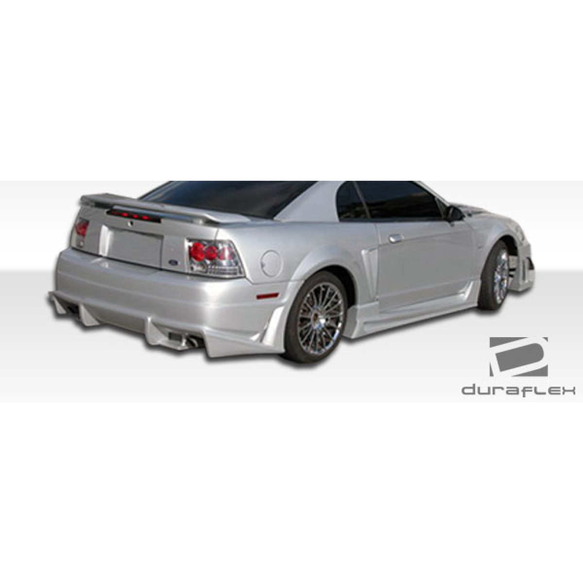 Modify your Ford Mustang 1999 with our Exterior/Side Skirts - The image shows a rear three quarter angle