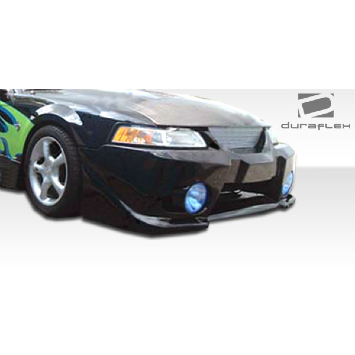 Modify your Ford Mustang 1999 with our Exterior/Front Bumpers or Lips - The part is shown from a low front angle