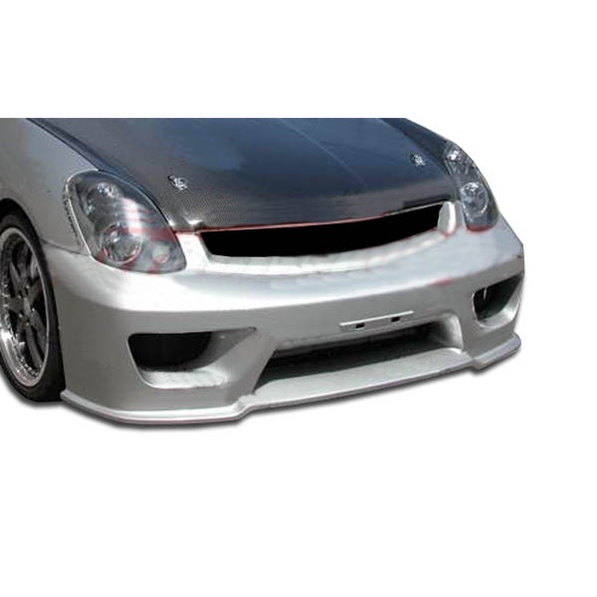 Modify your Infiniti G35 2003 with our Exterior/Front Bumpers or Lips - Front view at slight angle from below