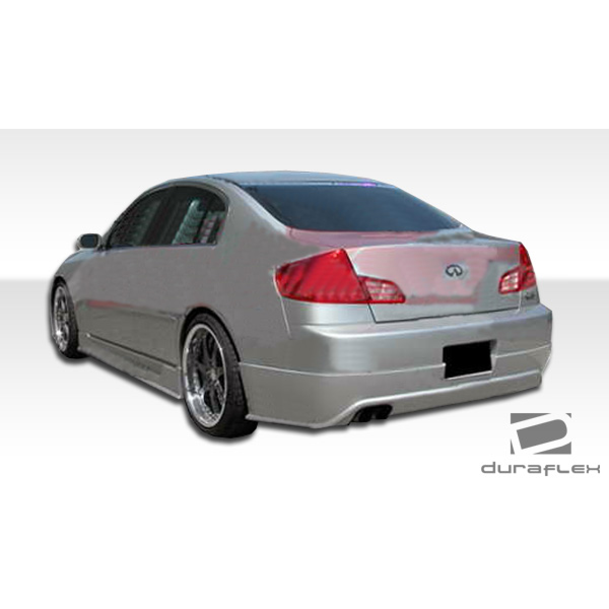 Modify your Infiniti G35 2003 with our Exterior/Complete Body Kits - Angle shows rear and side view of vehicle