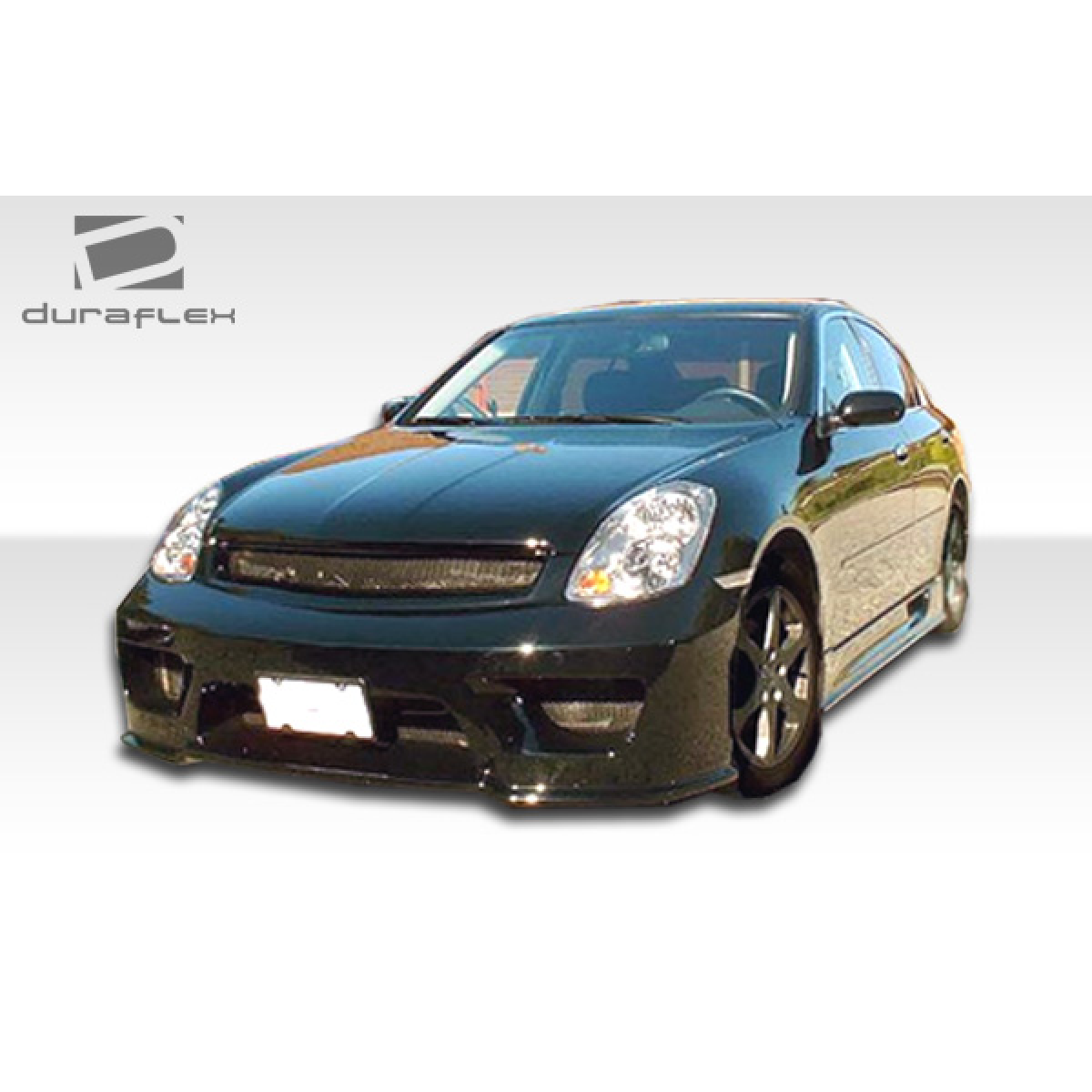 Modify your Infiniti G35 2003 with our Exterior/Complete Body Kits - Front angle view of vehicle parts