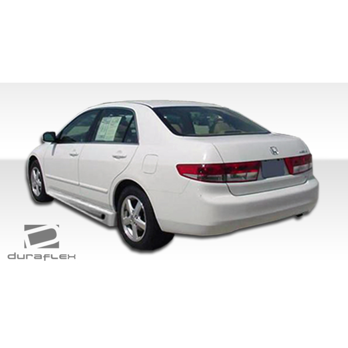 Modify your Honda Accord 2003 with our Exterior/Side Skirts - Rear three quarter view of the vehicle
