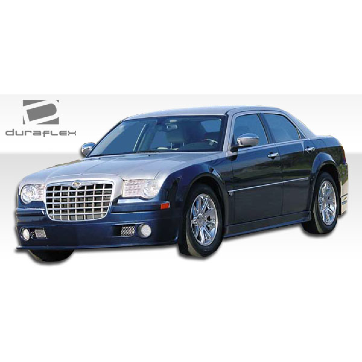 Modify your Chrysler 300 2005 with our Exterior/Side Skirts - Front quarter angle showing side skirts