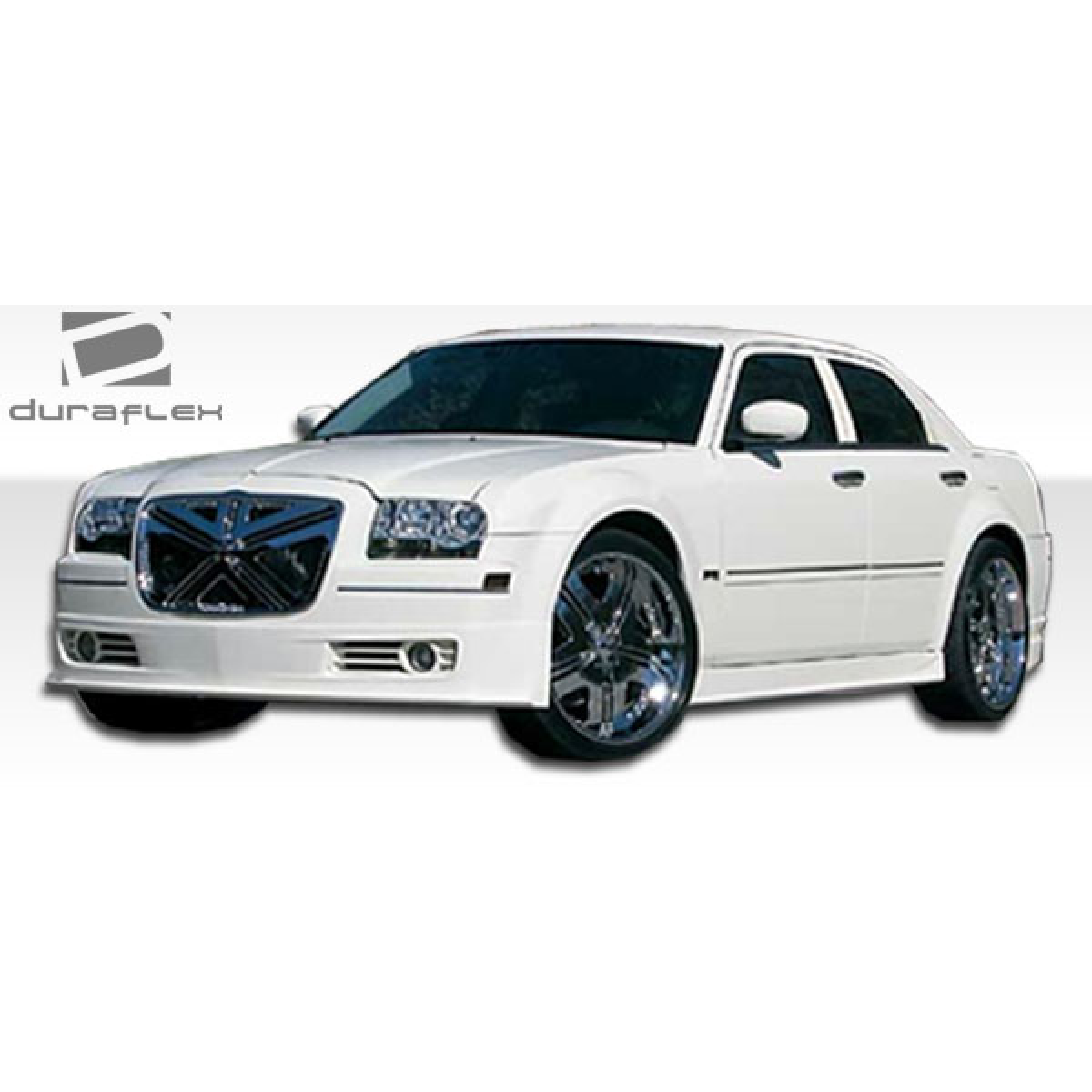 Modify your Chrysler 300 2005 with our Exterior/Side Skirts - Front three quarter angle view of vehicle