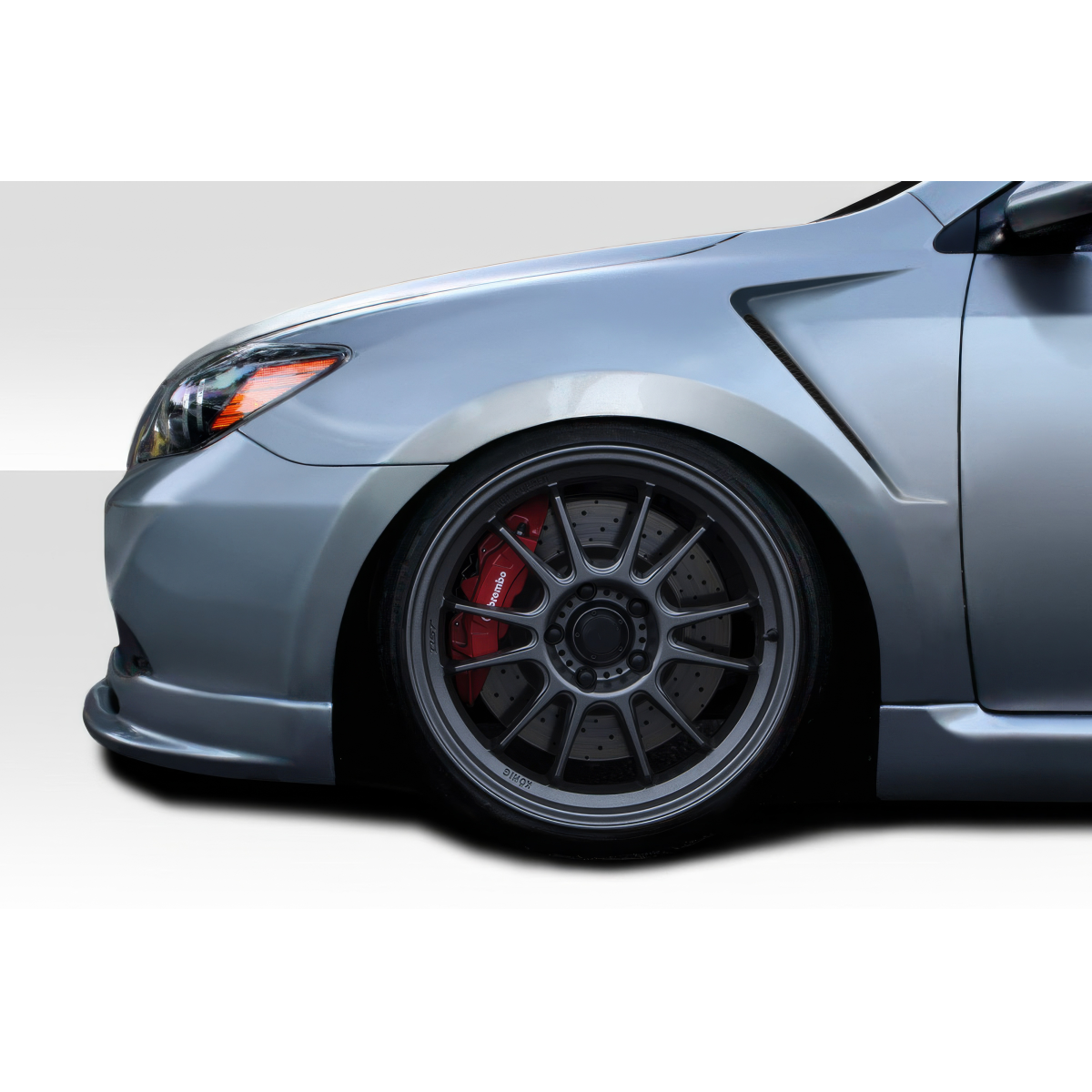 Modify your Scion tC 2005 with our Exterior/Fenders - Image shows left profile view of fender and wheel