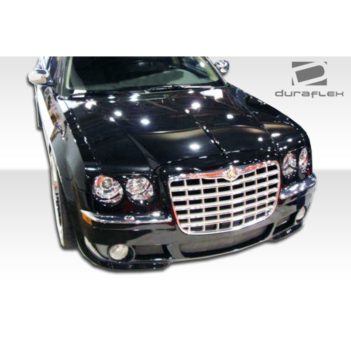 Modify your Chrysler 300 2005 with our Exterior/Complete Body Kits - Front angle view of Chrysler 300C bumper