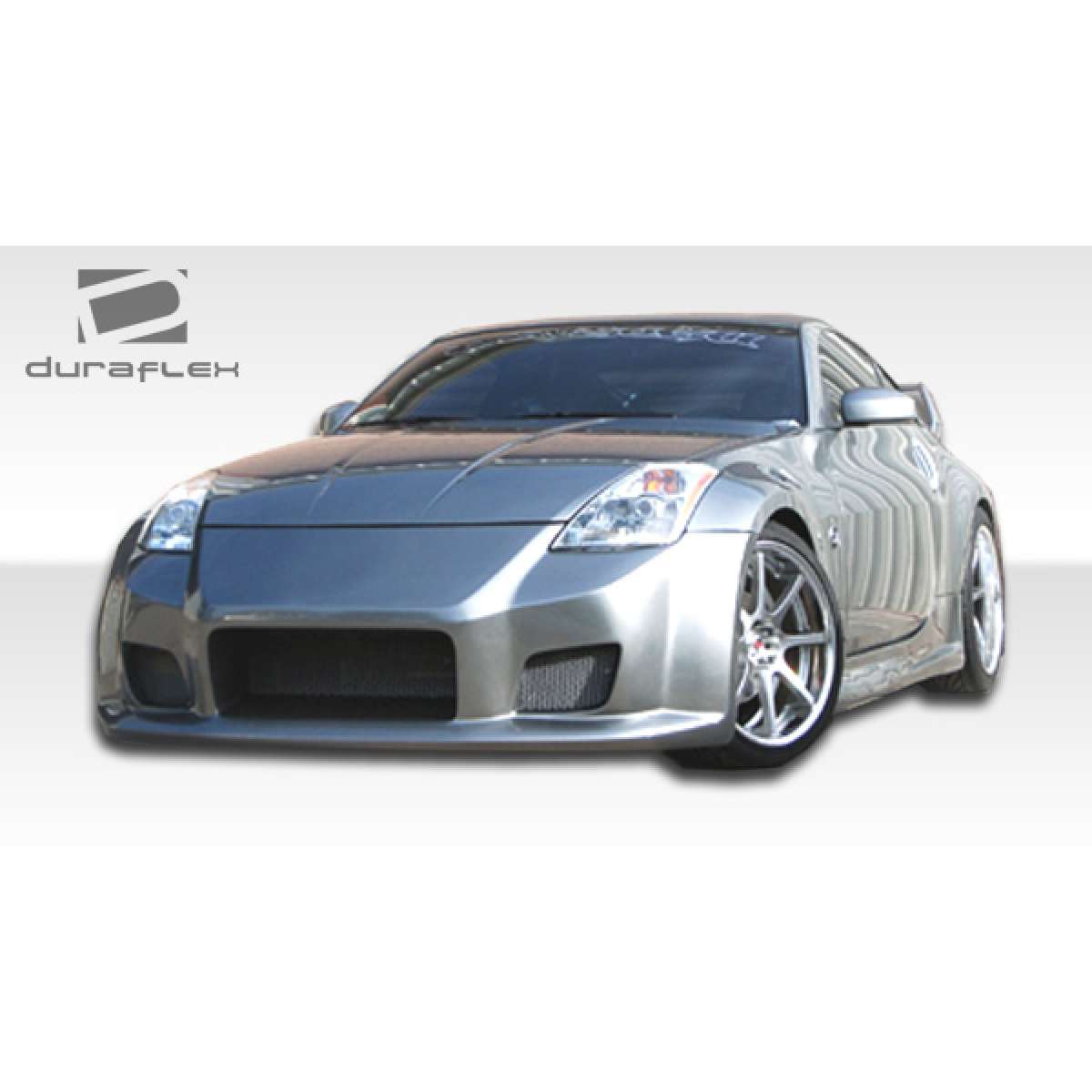 Modify your Nissan 350Z 2003 with our Exterior/Complete Body Kits - Front angle view of a Nissan 350Z