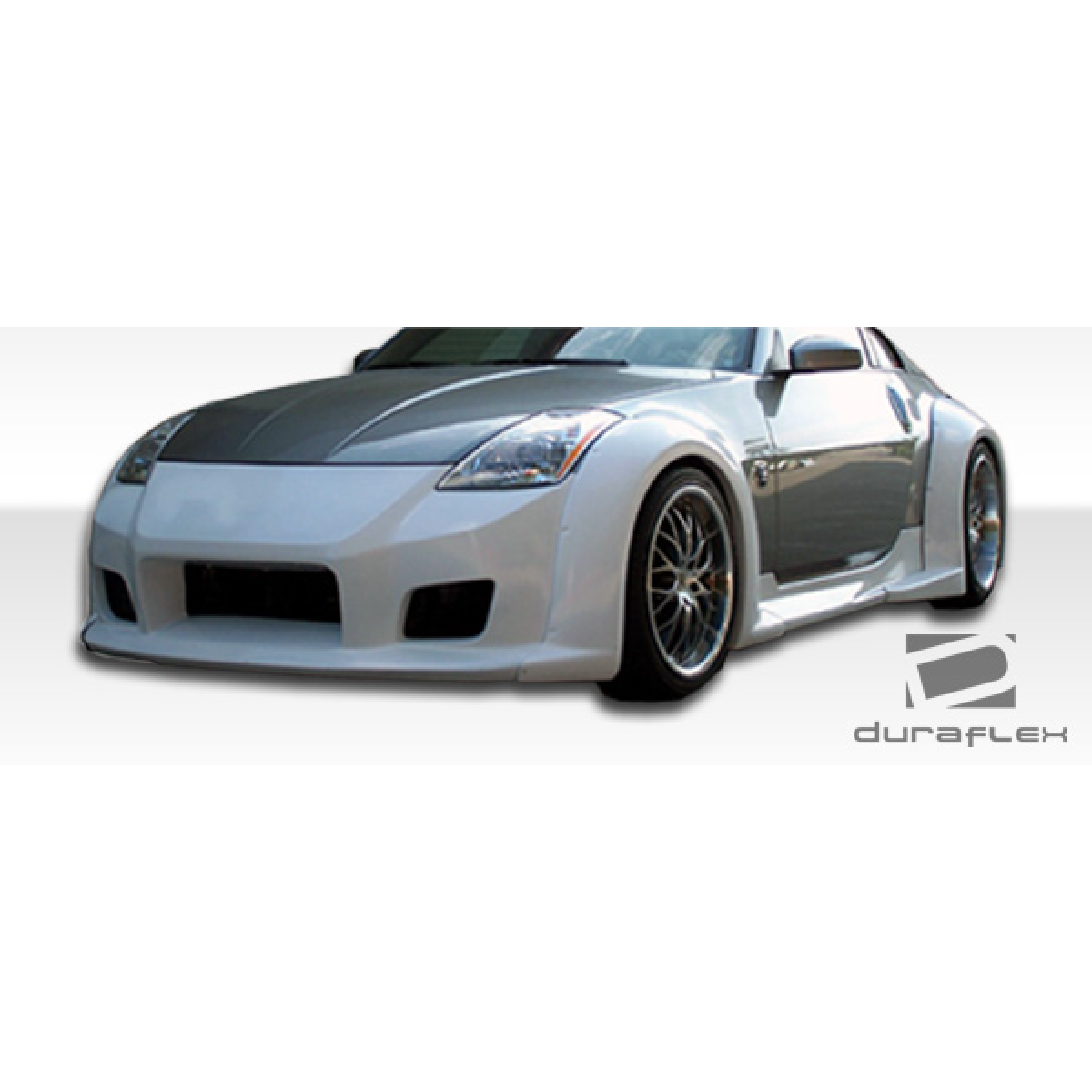 Modify your Nissan 350Z 2003 with our Exterior/Complete Body Kits - Front angle view of the Nissan 350Z bumper