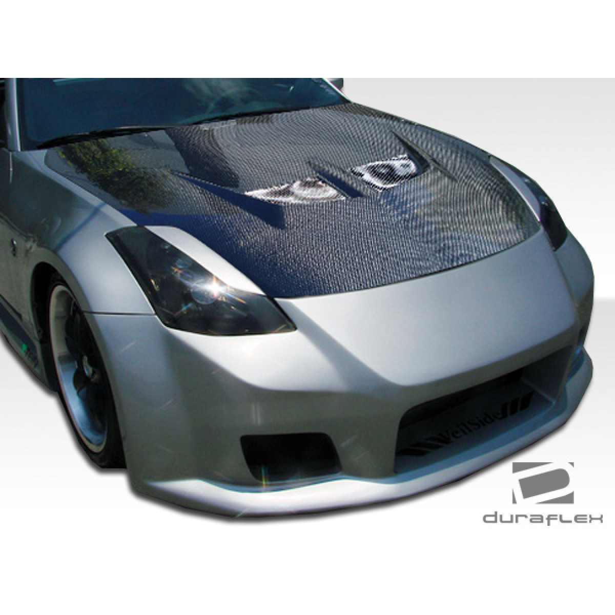 Modify your Nissan 350Z 2003 with our Exterior/Complete Body Kits - Front view of Nissan 350Z at a slight angle