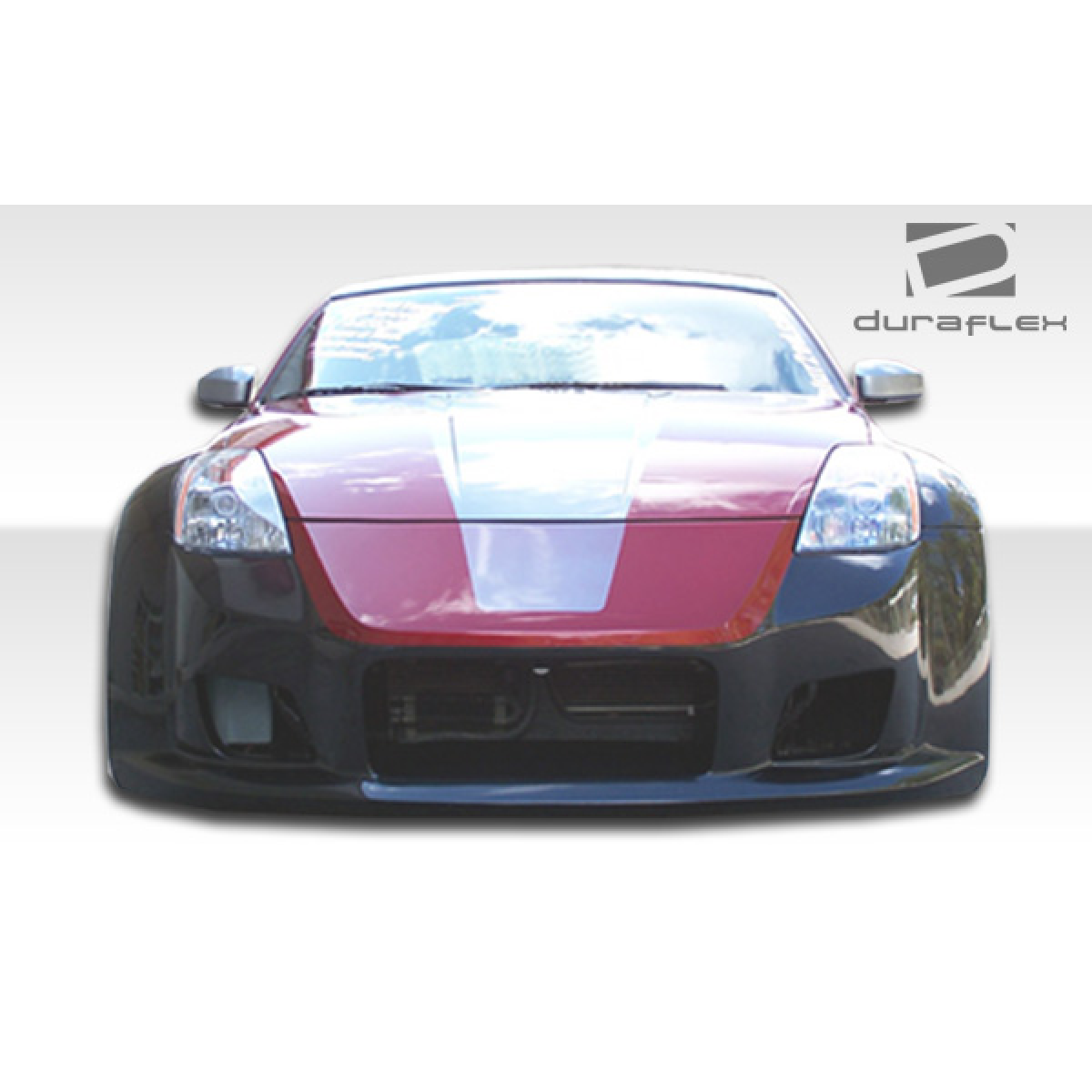 Modify your Nissan 350Z 2003 with our Exterior/Complete Body Kits - Front view of vehicle part at zero degrees angle