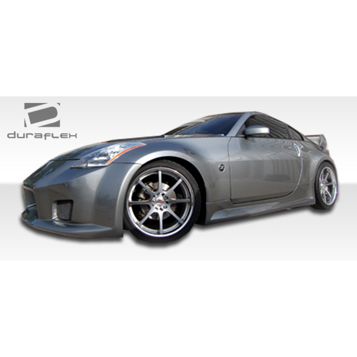 Modify your Nissan 350Z 2003 with our Exterior/Complete Body Kits - Side angle view of front bumper on vehicle