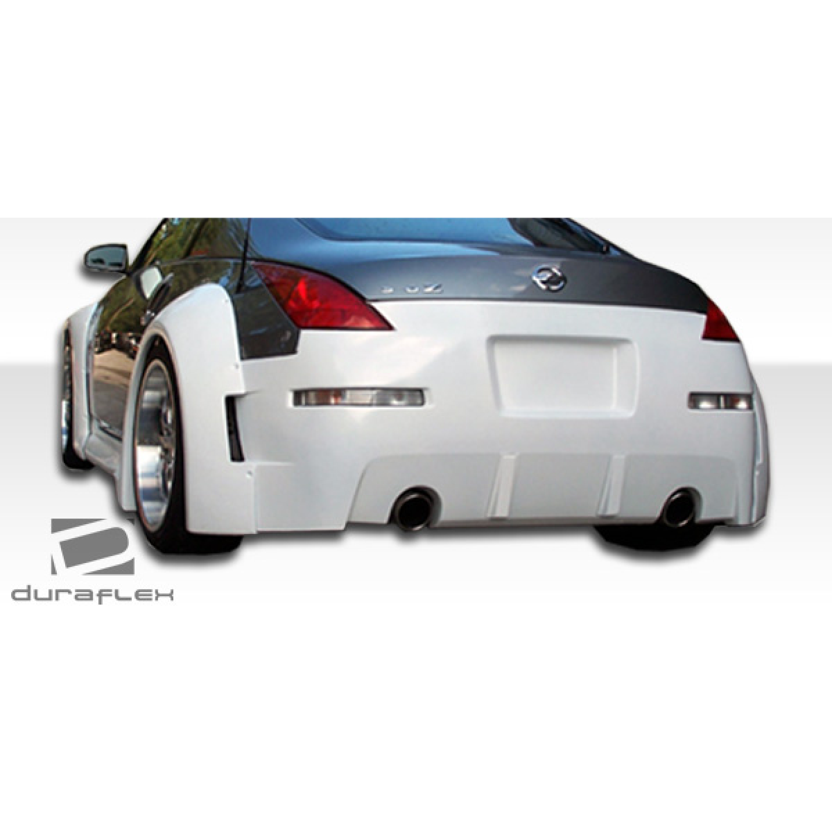 Modify your Nissan 350Z 2003 with our Exterior/Complete Body Kits - Angled from the rear left side view