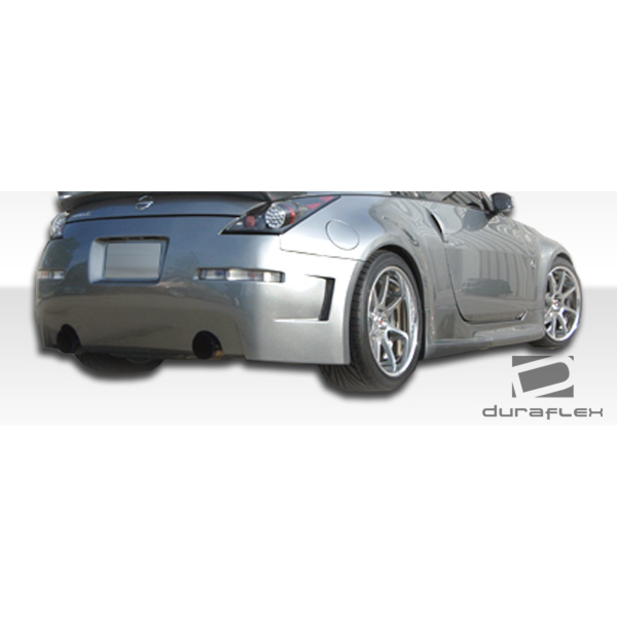 Modify your Nissan 350Z 2003 with our Exterior/Complete Body Kits - Image shows rear angle of Nissan 350Z bumper