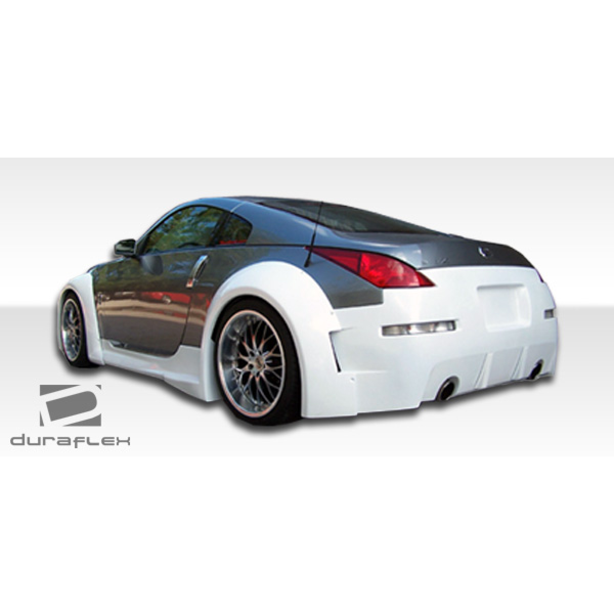 Modify your Nissan 350Z 2003 with our Exterior/Complete Body Kits - The image shows a rear three quarter angle view