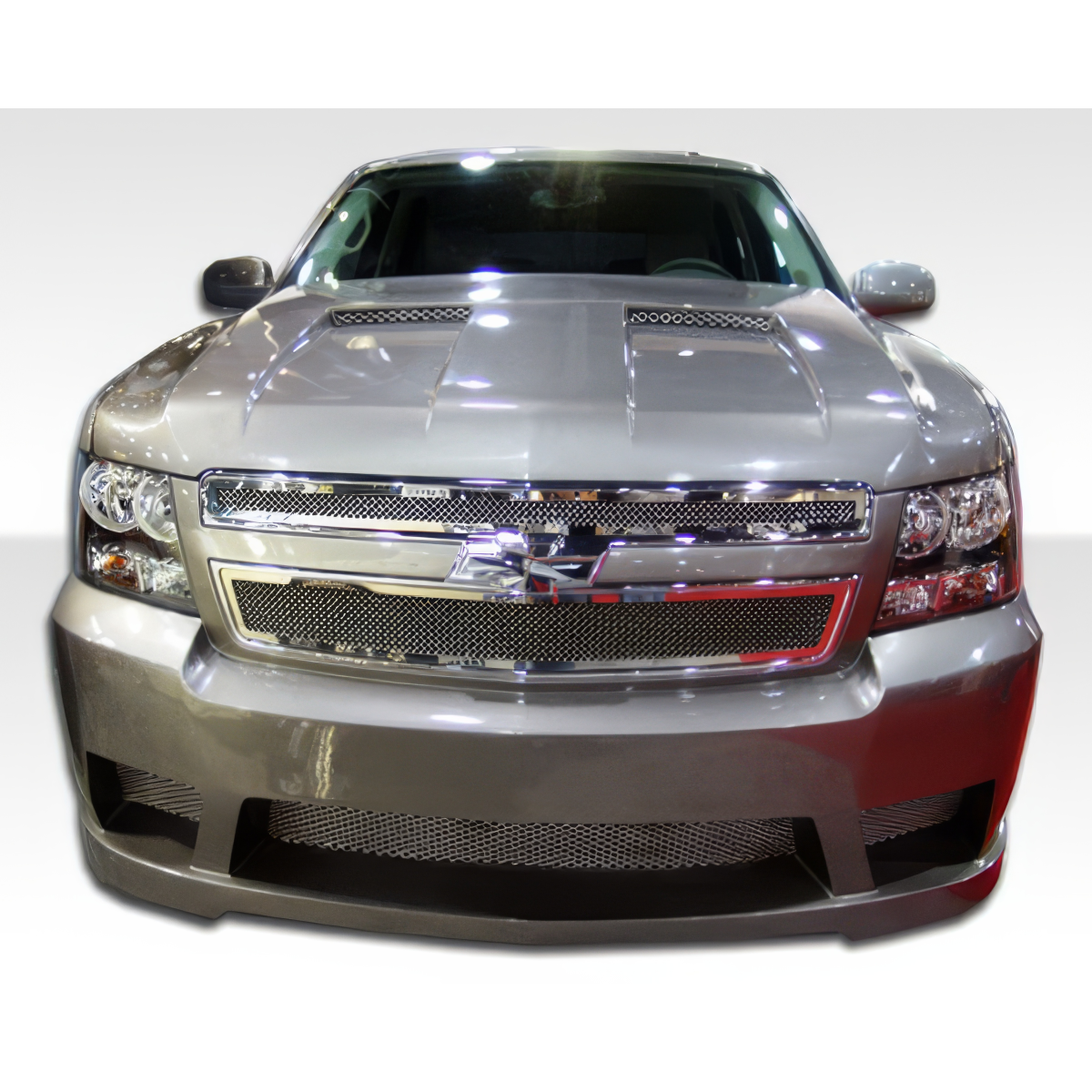 Modify your Chevrolet Avalanche 2007 with our Exterior/Front Bumpers or Lips - Front angle view of the Chevrolet Avalanche