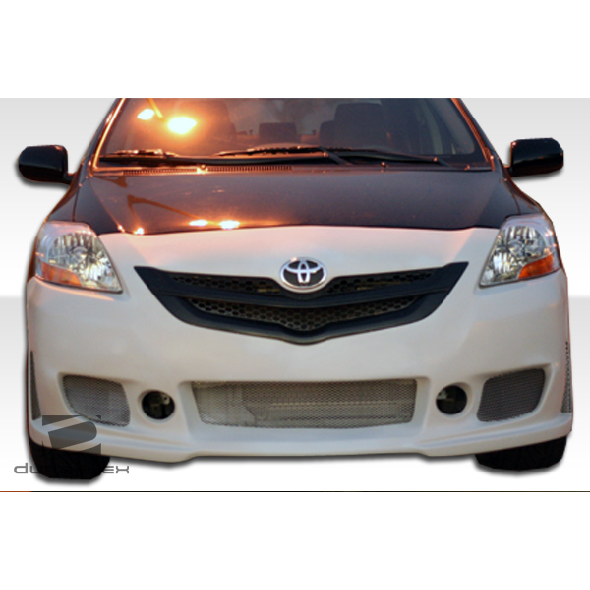 Modify your Toyota Yaris 2007 with our Exterior/Front Bumpers or Lips - Front view of the Toyota Yaris bumper part