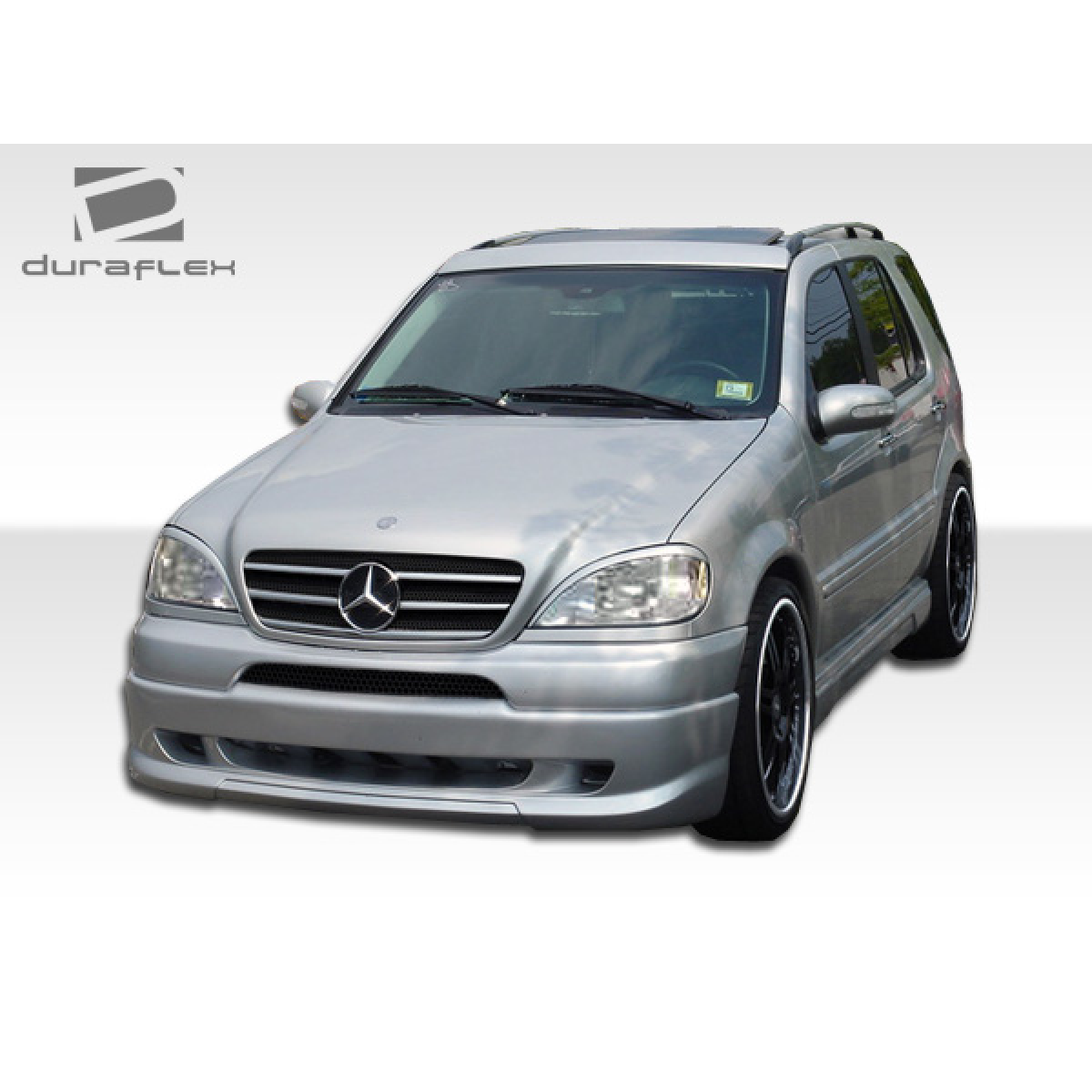 Modify your Mercedes-Benz ML-Class 1998 with our Exterior/Front Bumpers or Lips - Front angle view of the vehicle