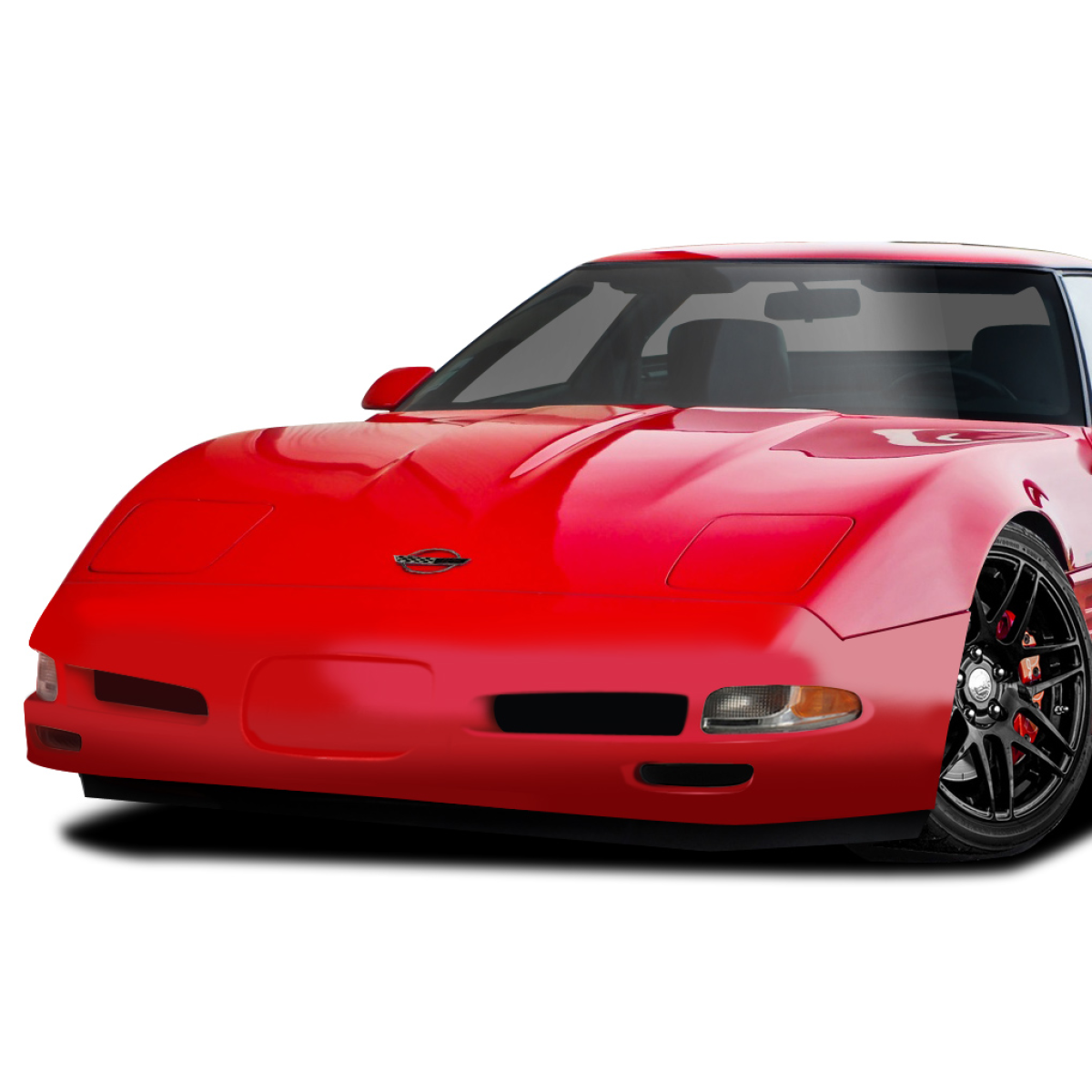 Modify your Chevrolet Corvette 1984 with our Exterior/Complete Body Kits - Front angle view of the Chevrolet Corvette