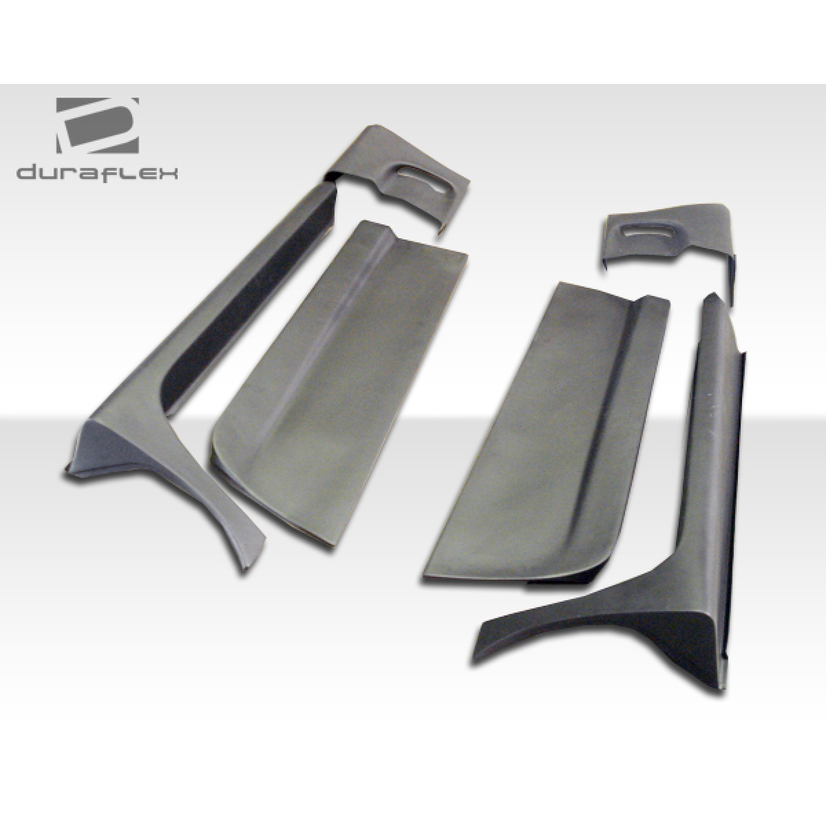 Modify your Chevrolet Corvette 1984 with our Exterior/Side Skirts - Part shown in a flat perspective at an angle