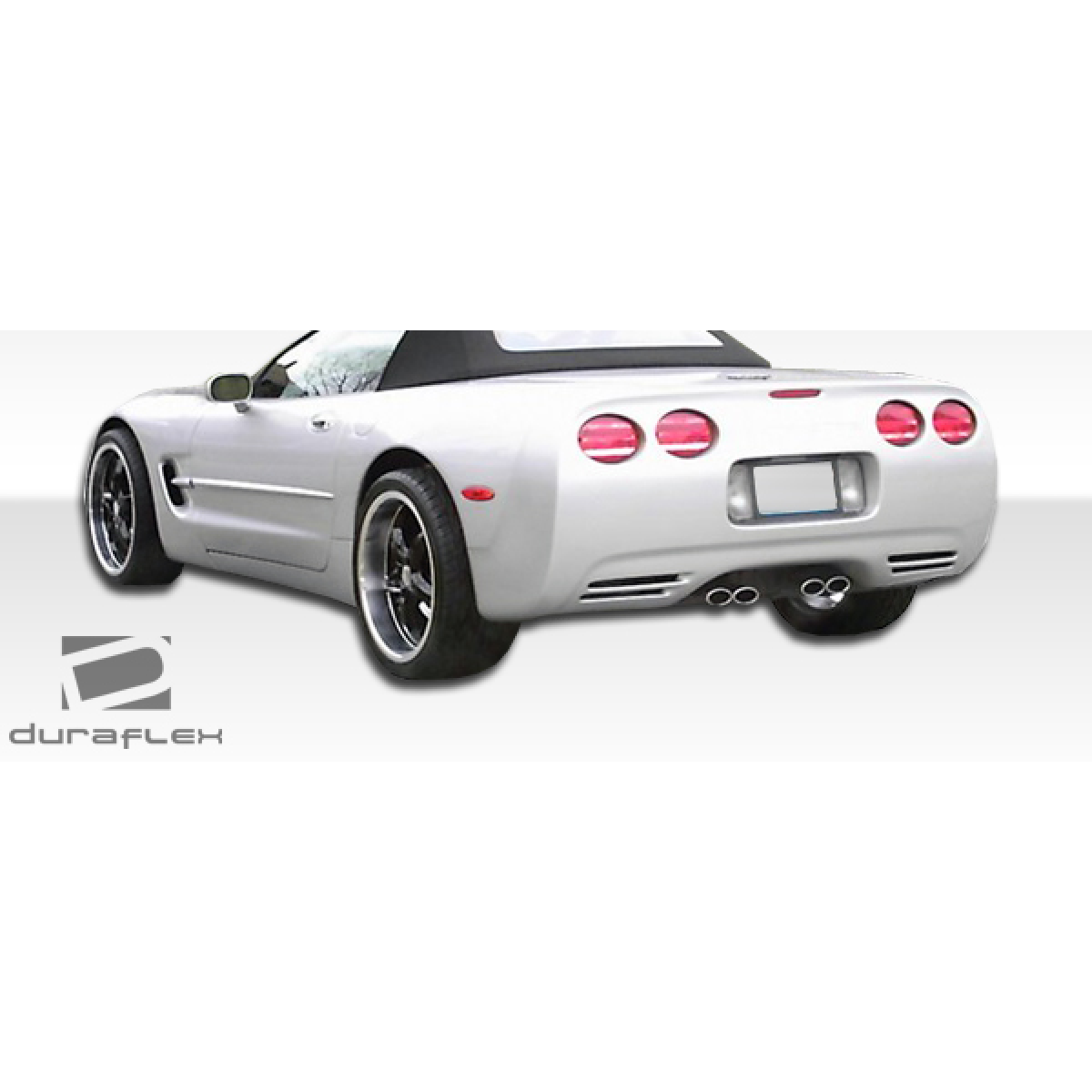 Modify your Chevrolet Corvette 1984 with our Exterior/Complete Body Kits - Angle shows rear three quarter view of vehicle