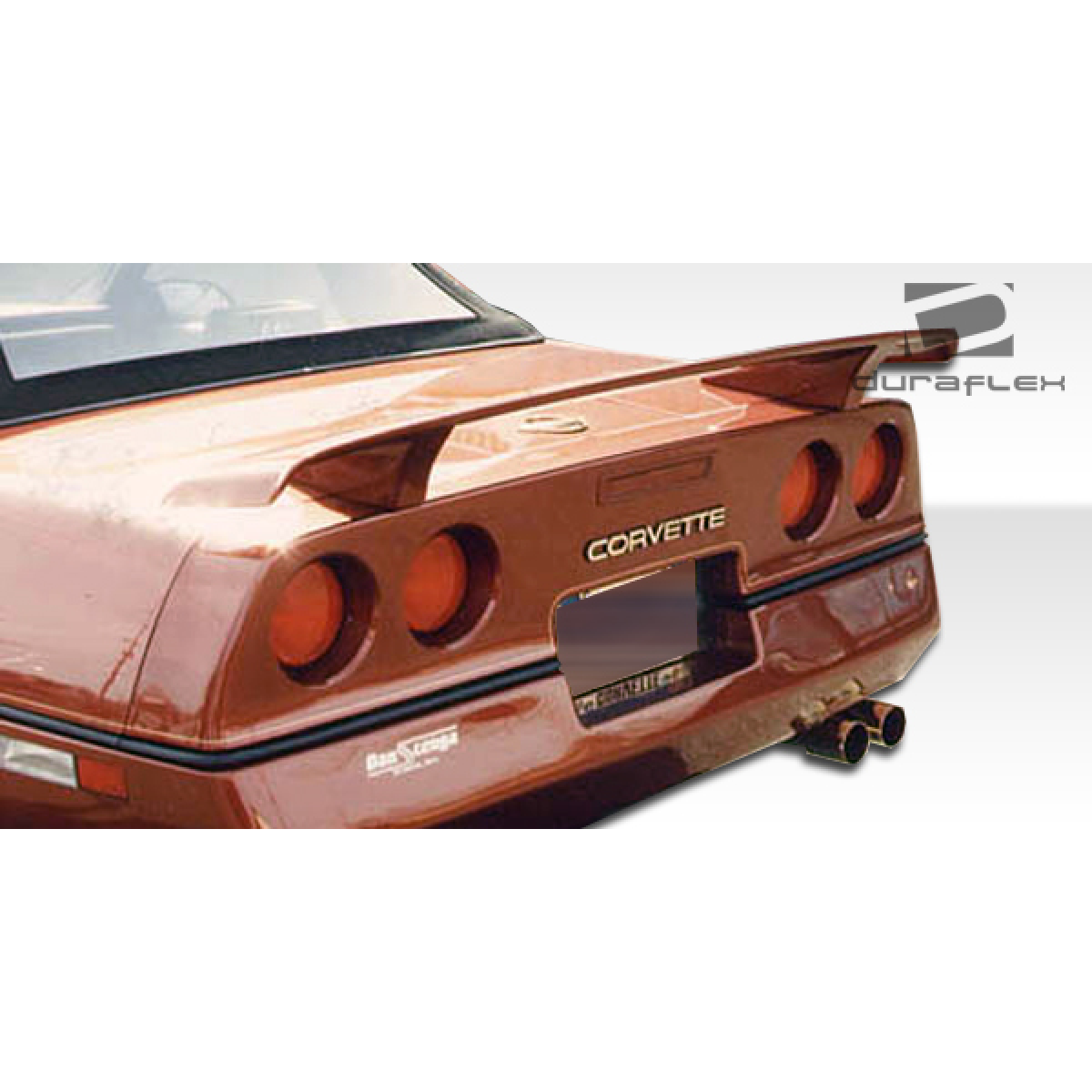 Modify your Chevrolet Corvette 1984 with our Exterior/Wings - Rear view angled from slightly above