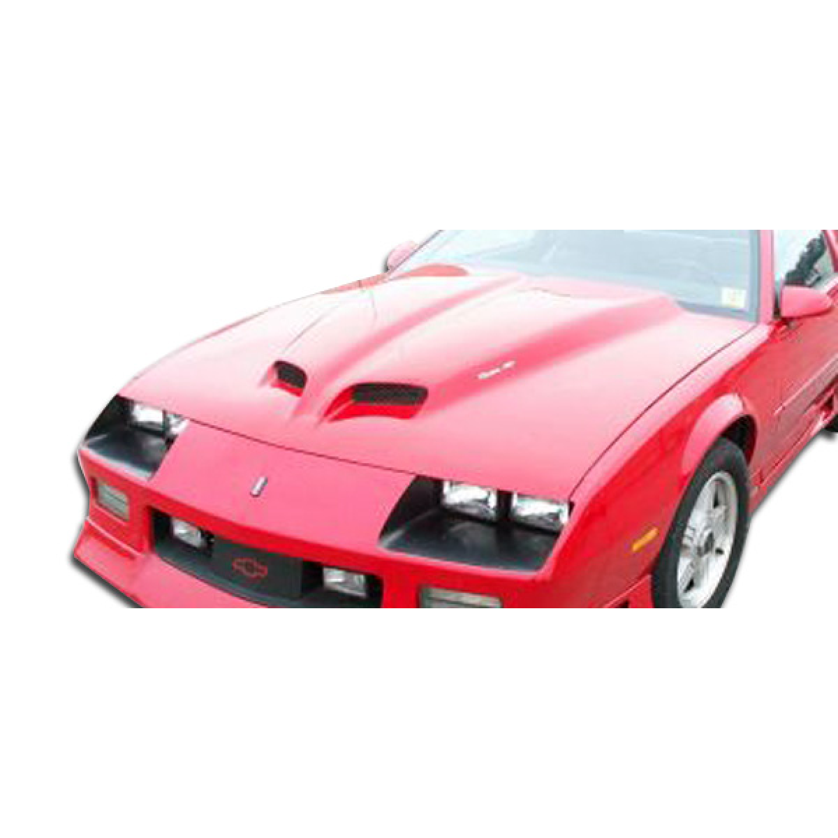 Modify your Chevrolet Camaro 1982 with our Exterior/Hoods - Front angled view of the hood