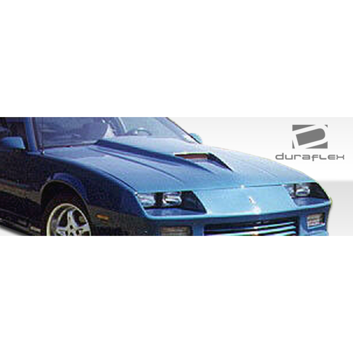 Modify your Chevrolet Camaro 1982 with our Exterior/Hoods - Front angle view of the Chevrolet Camaro hood