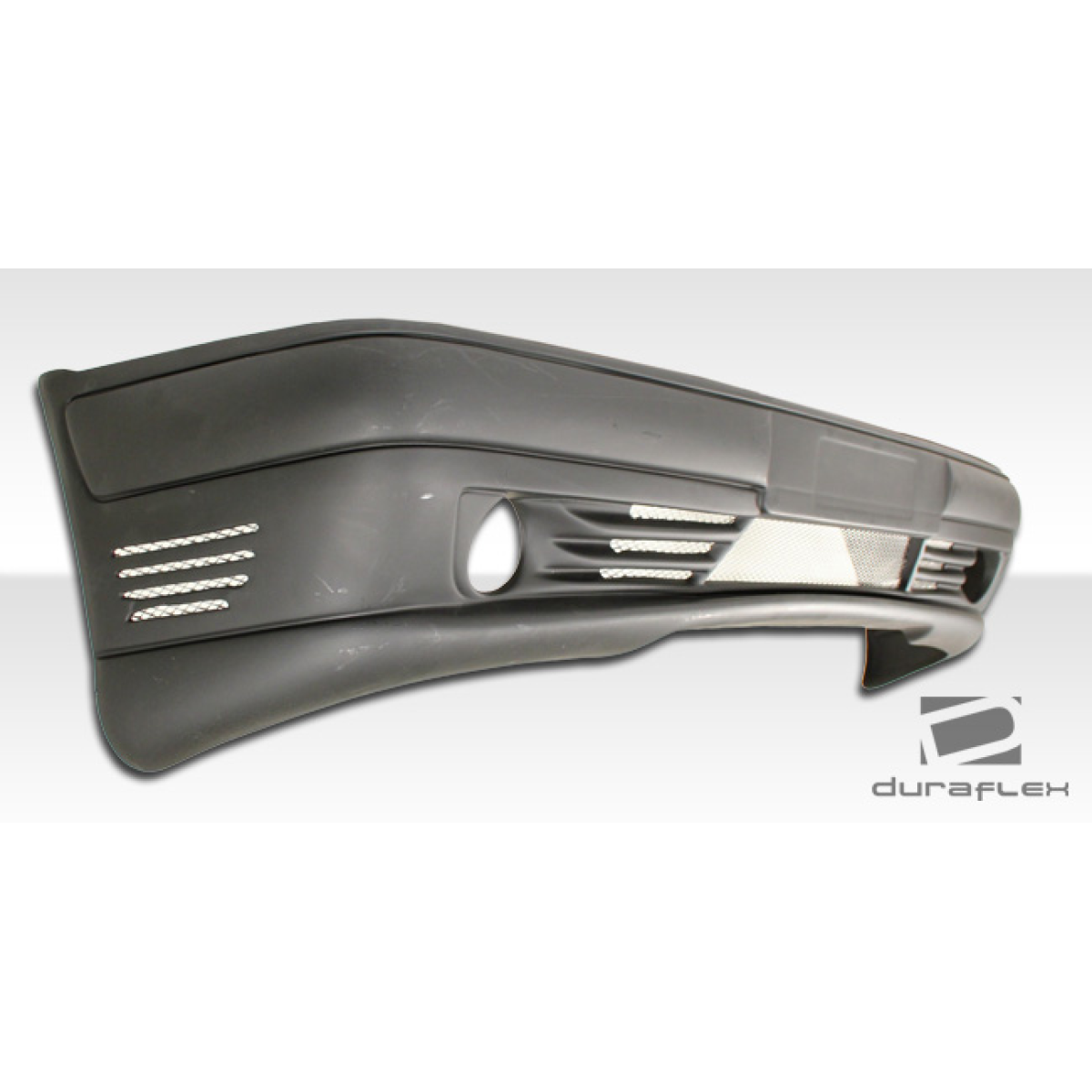 Modify your Mercedes-Benz E-Class 1996 with our Exterior/Front Bumpers or Lips - Part is viewed from a slight side angle