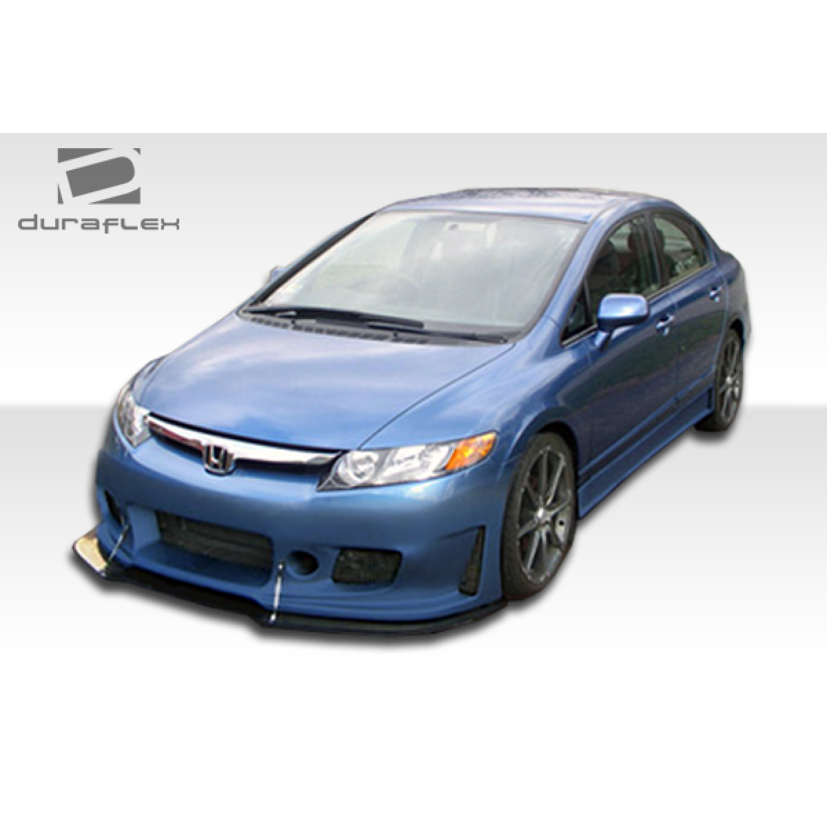 Modify your Honda Civic 2006 with our Exterior/Front Bumpers or Lips - Front view of Honda Civic at slight angle