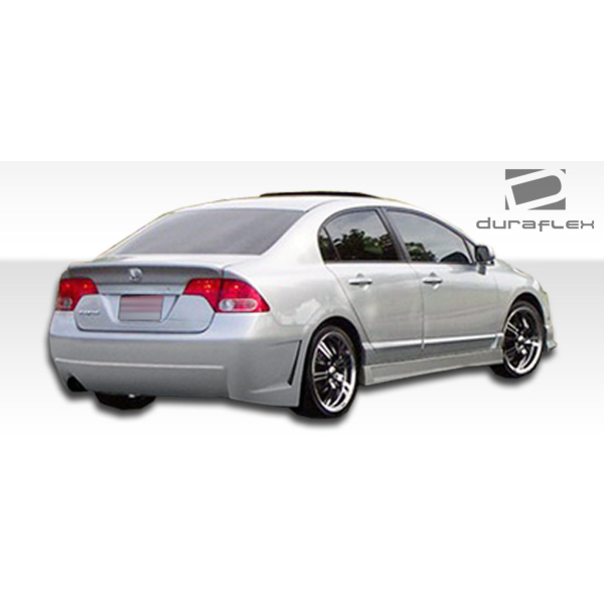 Modify your Honda Civic 2006 with our Exterior/Complete Body Kits - Rear angle view of a Honda Civic