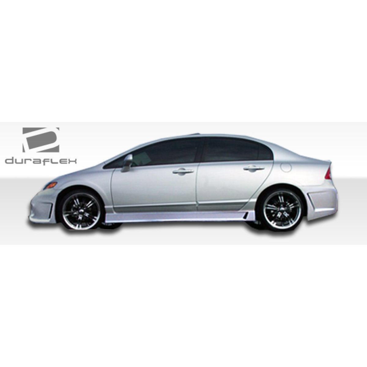 Modify your Honda Civic 2006 with our Exterior/Complete Body Kits - Side view of the vehicle at a straight angle