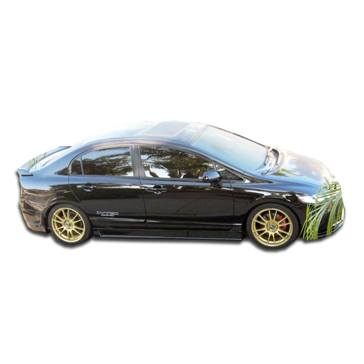 Modify your Honda Civic 2006 with our Exterior/Complete Body Kits - The image is displayed at a side angle view