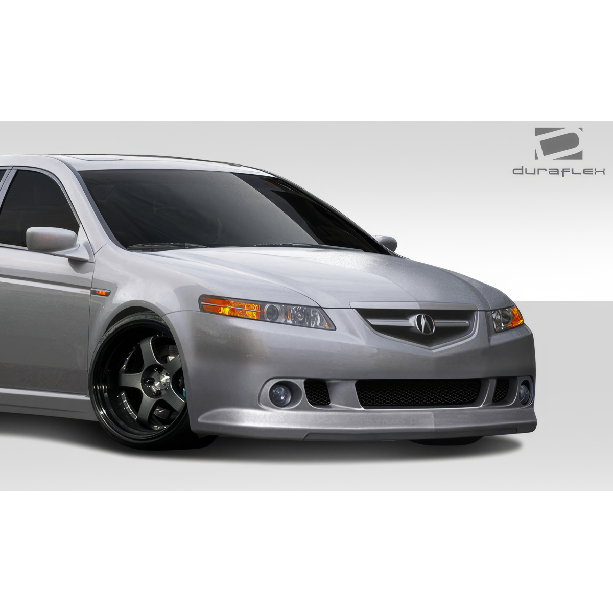 Modify your Acura TL 2004 with our Exterior/Front Bumpers or Lips - Front angle view of car body part