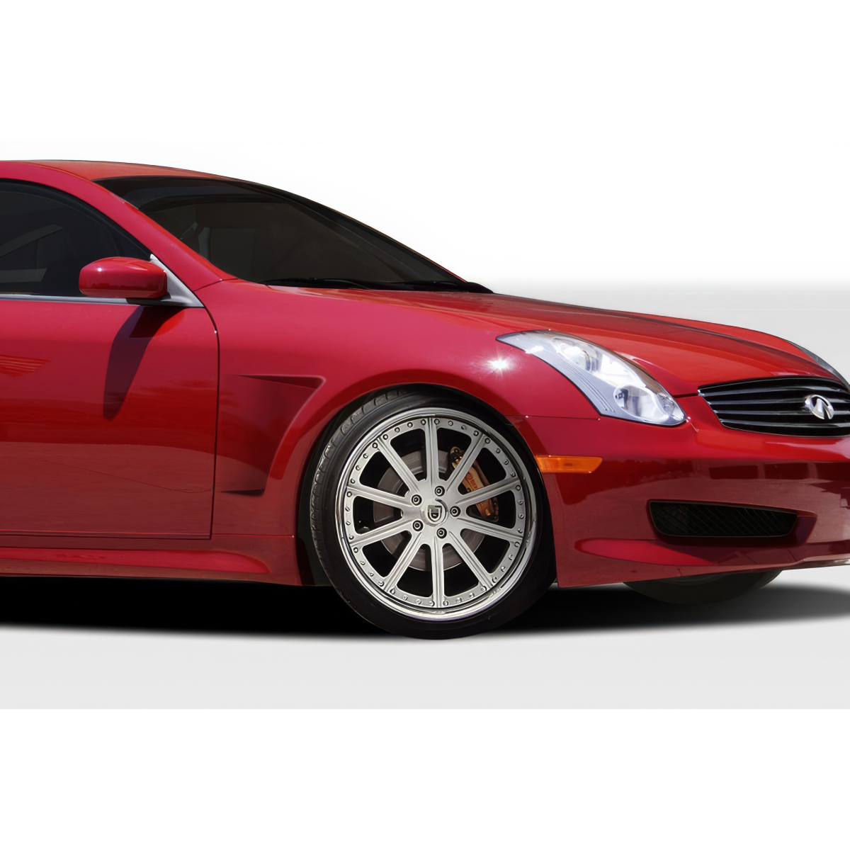 Modify your Infiniti G35 2003 with our Exterior/Fenders - Front quarter angle view of the vehicle