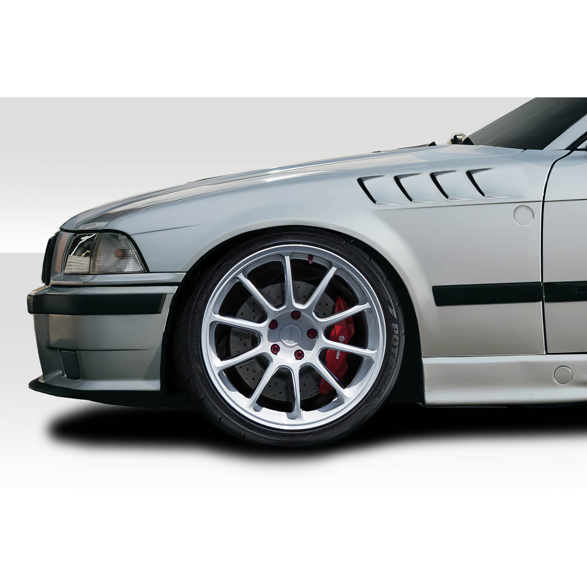 Modify your BMW 3-Series 1992 with our Exterior/Fenders - Side angle showcasing wheel and fender design