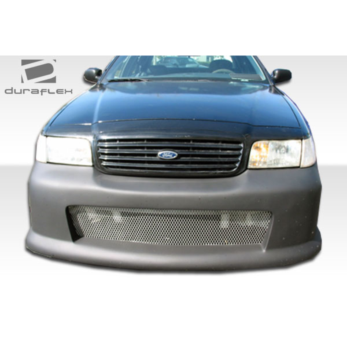 Modify your Ford Crown Victoria 1998 with our Exterior/Complete Body Kits - Front view of vehicle part from a straight angle