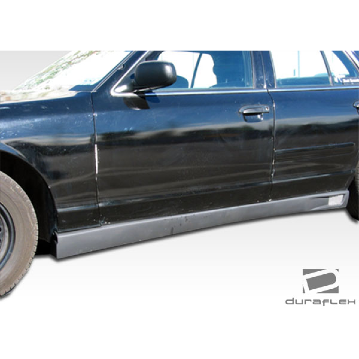 Modify your Ford Crown Victoria 1998 with our Exterior/Side Skirts - Side view of the car highlighting side skirts