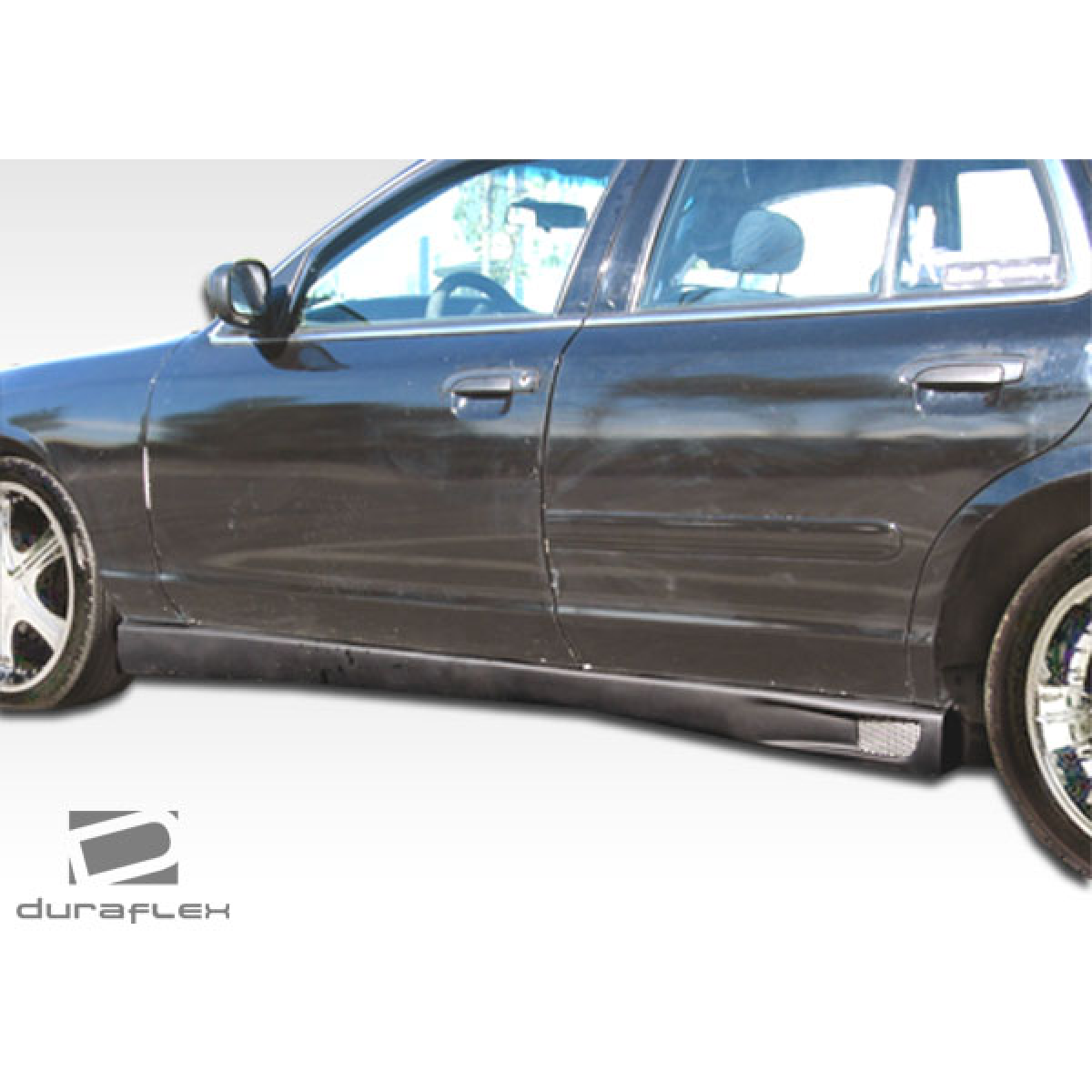 Modify your Ford Crown Victoria 1998 with our Exterior/Side Skirts - Side view of vehicle showing side skirts