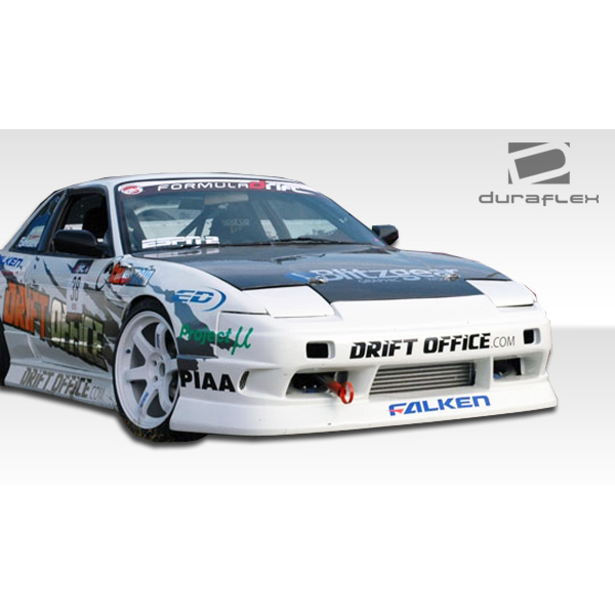 Modify your Nissan 240SX 1989 with our Exterior/Complete Body Kits - Front left angle view of the Nissan 240SX