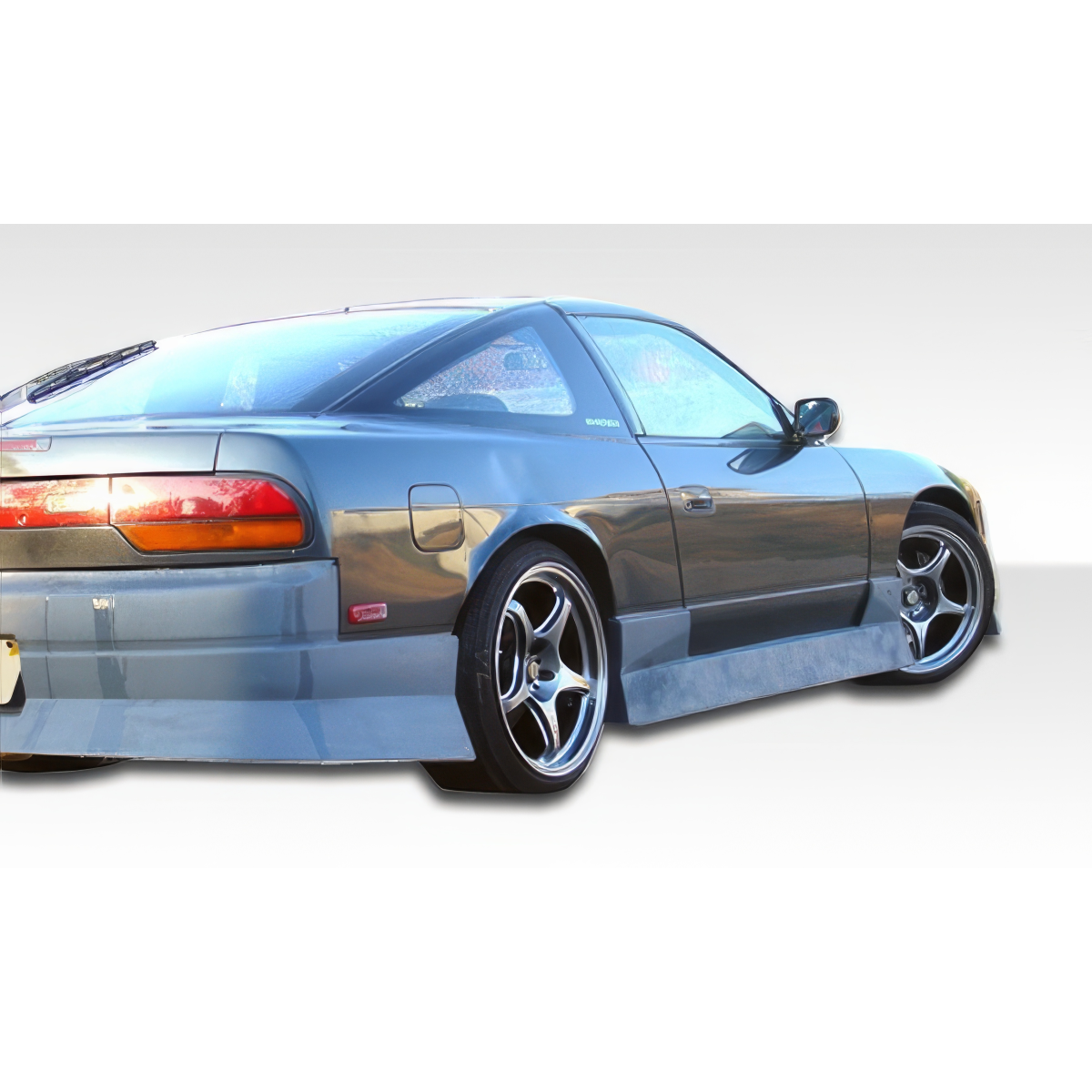 Modify your Nissan 240SX 1989 with our Exterior/Complete Body Kits - The angle shows the side profile of the car