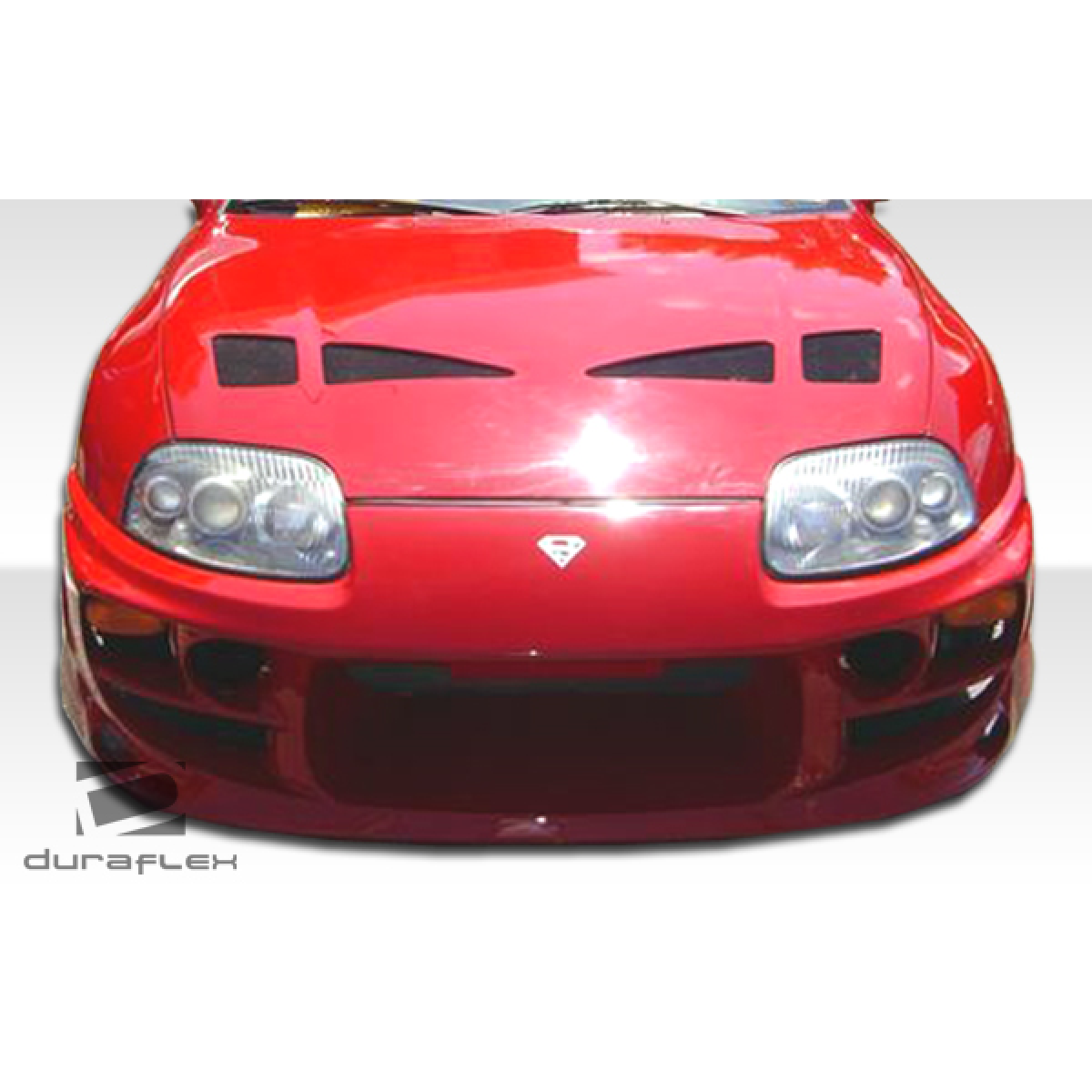 Modify your Toyota Supra 1993 with our Exterior/Hoods - Frontal view of the hood at a straight angle