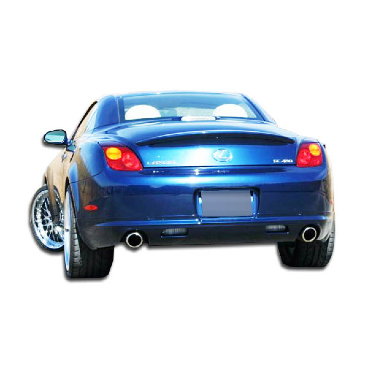 Modify your Lexus SC430 2002 with our Exterior/Complete Body Kits - Rear view angle of the Lexus SC430 vehicle