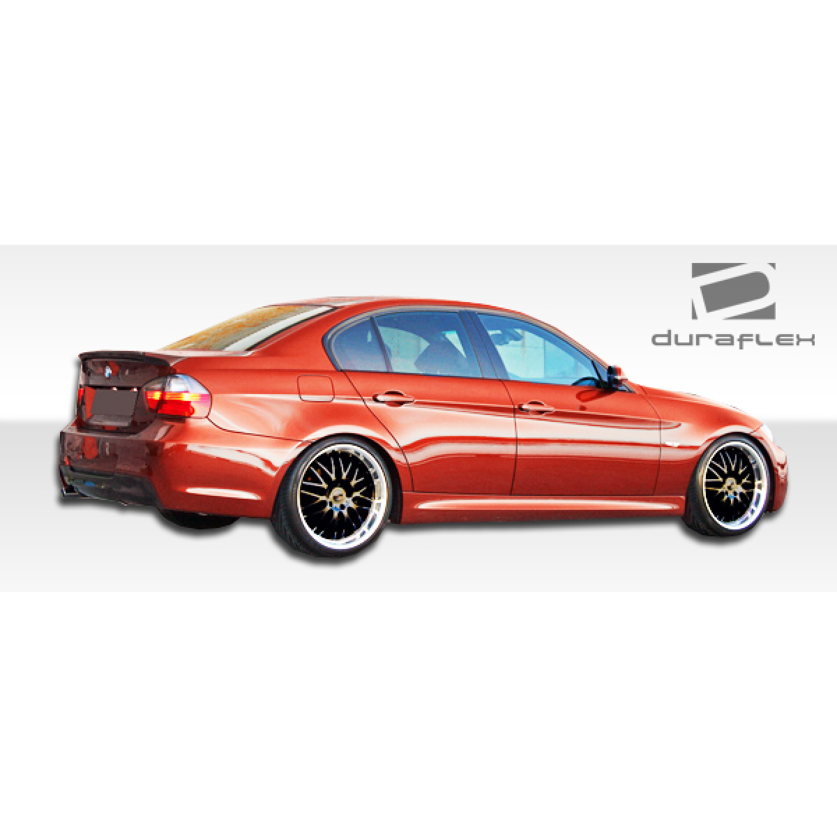 Modify your BMW 3-Series 2006 with our Exterior/Rear Bumpers or Lips - Image shows rear side view angle of vehicle