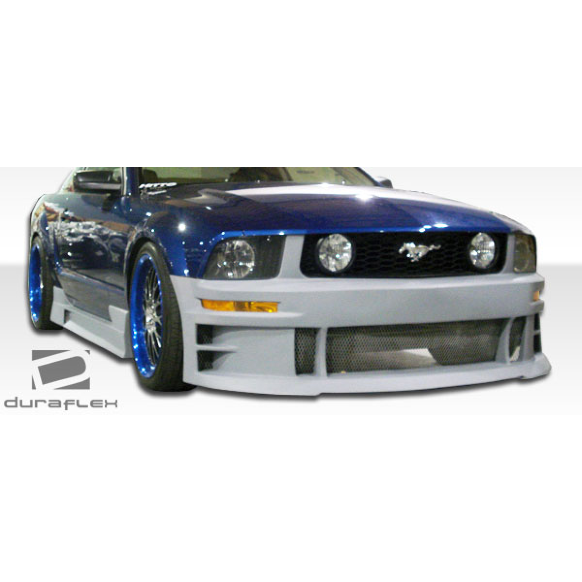 Modify your Ford GT 2005 with our Exterior/Side Skirts - Front angle showcasing custom body kit details