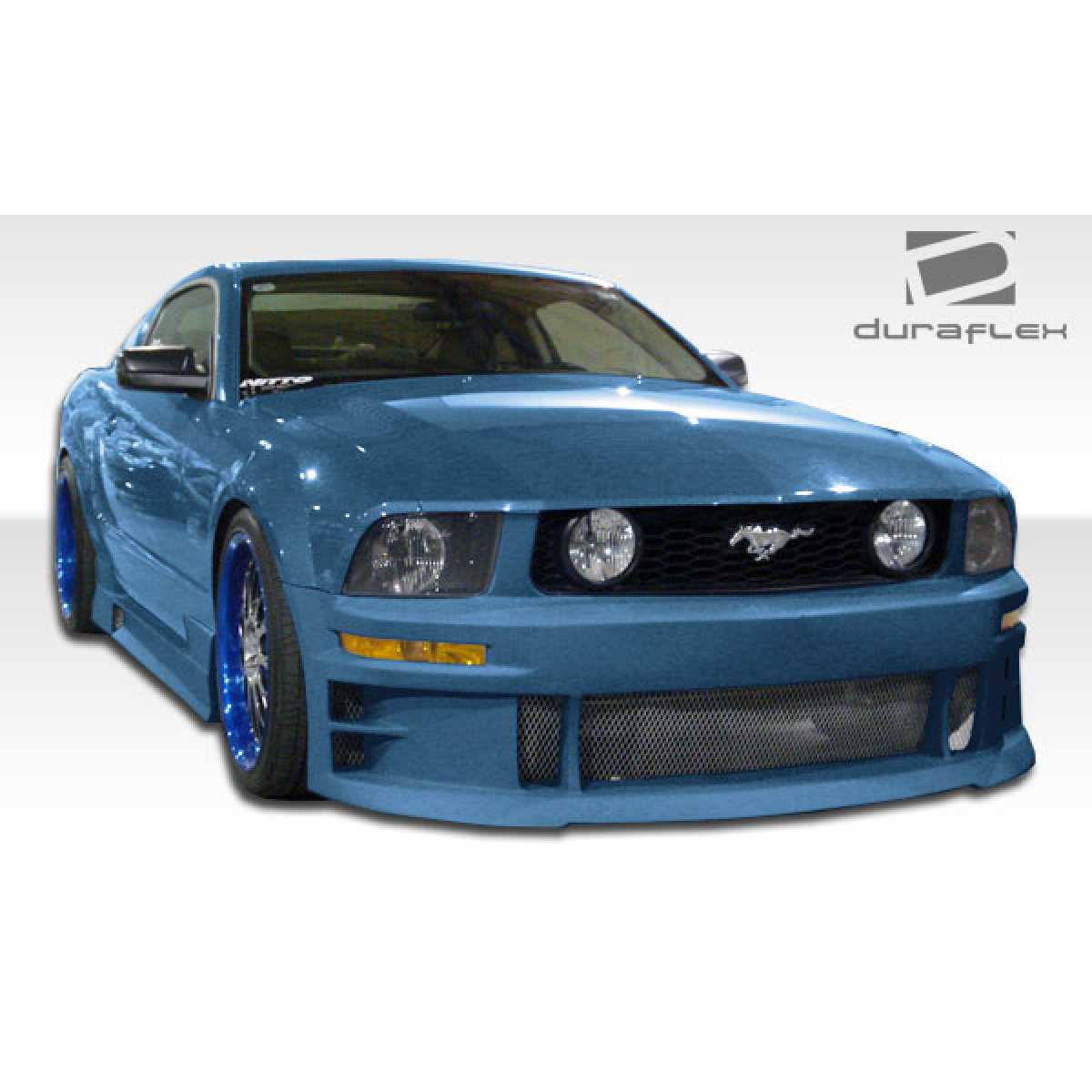 Modify your Ford GT 2005 with our Exterior/Side Skirts - Front angle view of the vehicle showing side skirts