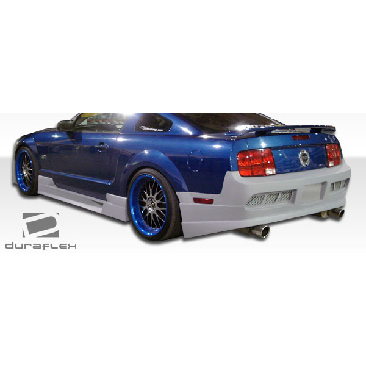 Modify your Ford GT 2005 with our Exterior/Side Skirts - Shown from the rear angle to highlight side skirts