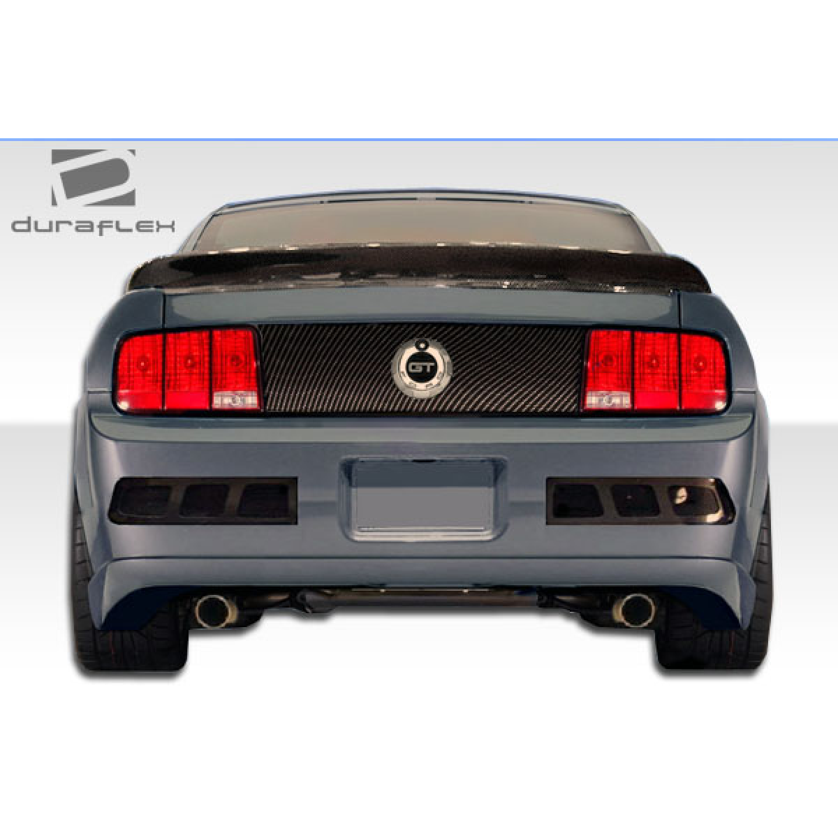 Modify your Ford GT 2005 with our Exterior/Complete Body Kits - Rear view angle of vehicle seen directly from back