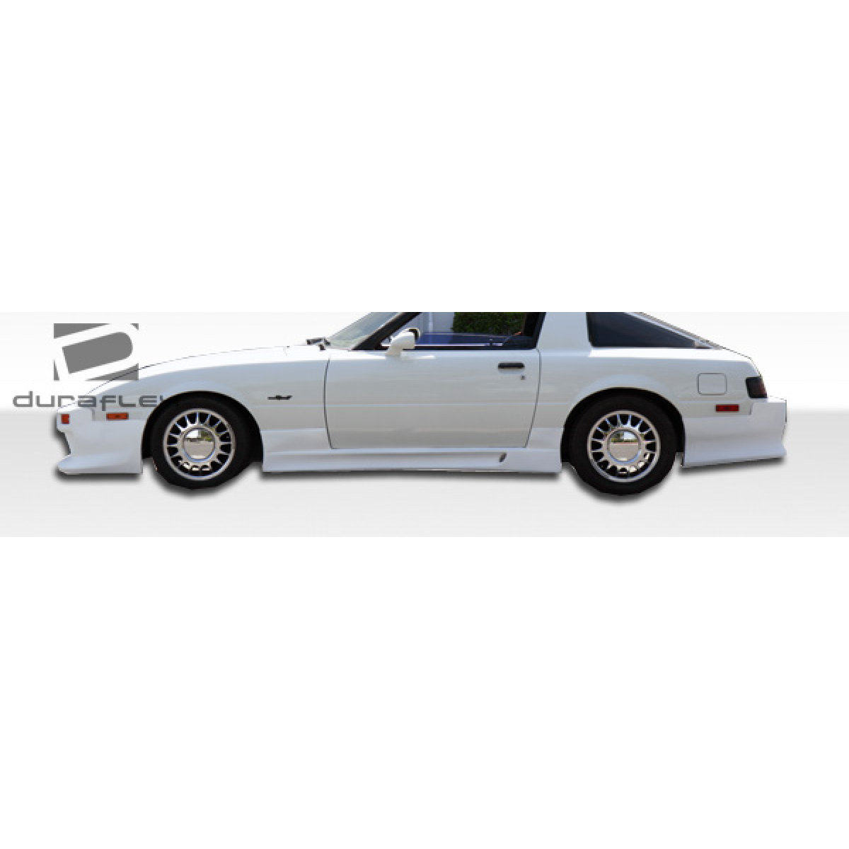 Modify your Mazda RX-7 1979 with our Exterior/Side Skirts - Side view of Mazda RX-7 at a slight angle