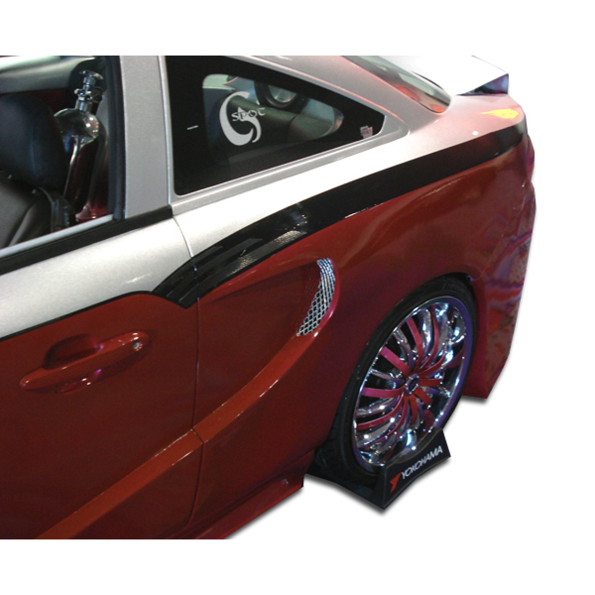 Modify your Pontiac G5 2007 with our Exterior/Fenders - Angle view of rear fender on vehicle side